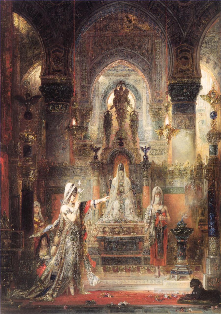 Salome Dancing before Herod Symbolism biblical mythological Gustave Moreau Oil Paintings